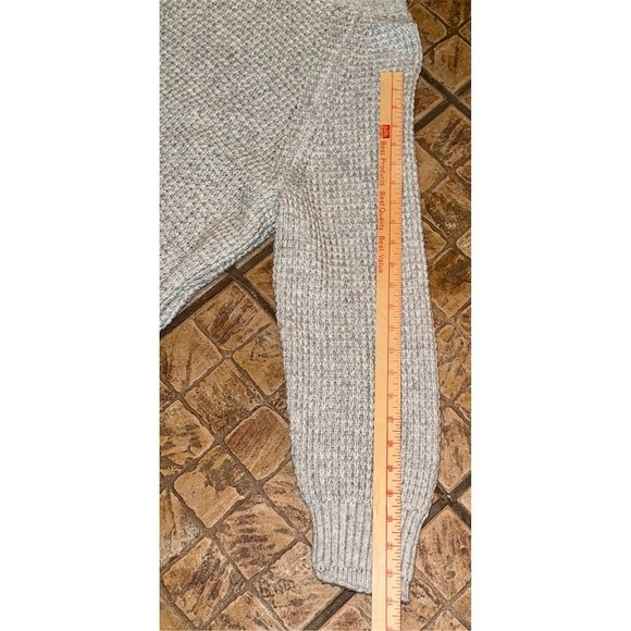 fisherman's sweater American Eagle coastal Women's Pullover L Mock Neck chunky - Picture 12 of 14